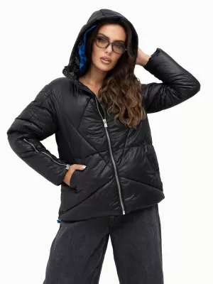 Ženska jakna SUBLEVEL D50048X44517A2 ČRNA