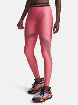 Ženske pajkice UNDER ARMOUR HEATGEAR MESH LEGGING 6010009-600 ROZA