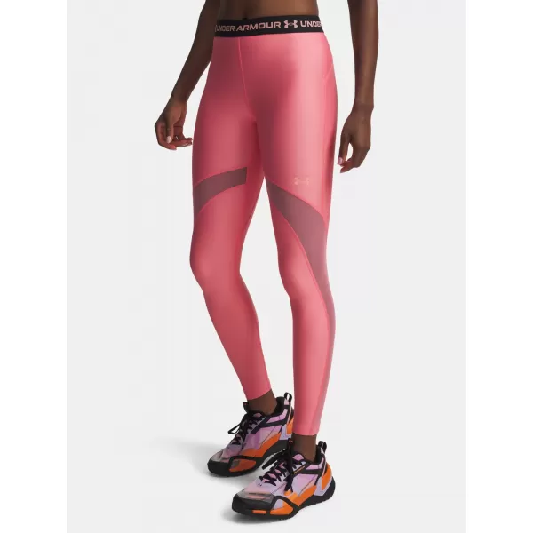  Ženske pajkice UNDER ARMOUR HEATGEAR MESH LEGGING 6010009-600 ROZA 