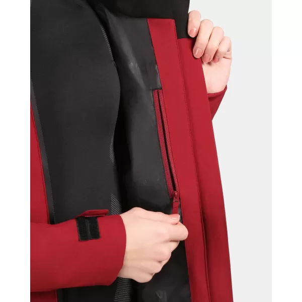  Ženska jakna KILPI AYRA-W 1L0108KI TEMNO RDEČA 