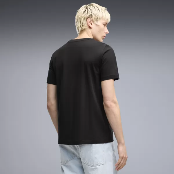  Moška majica s kratkimi rokavi PUMA GRAPHICS BOX TEE 69436601 ČRNA PUMA 