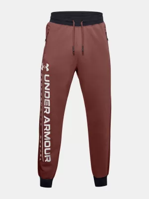 Moške trenirke UNDER ARMOUR MEN'S UA RIVAL FLC AMP JGS 1357125-688 RDEČA