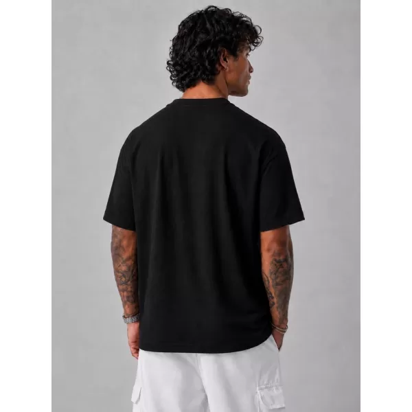  Moška majica s kratkimi rokavi DSTREET NX1022R-BK-O ČRNA 