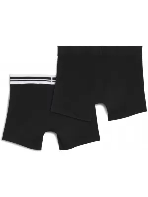 Moške boksarice PUMA MEN EVERYDAY PLACED LOGO BOXER 2P 93847601 ČRNA