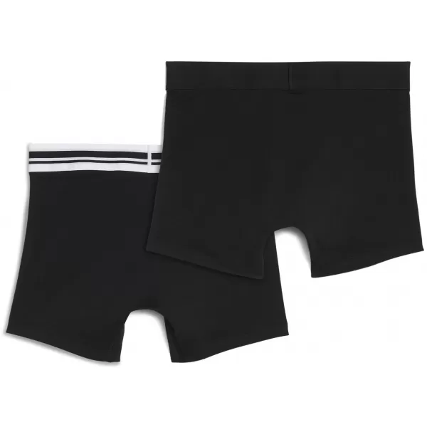  Moške boksarice PUMA MEN EVERYDAY PLACED LOGO BOXER 2P 93847601 ČRNA 
