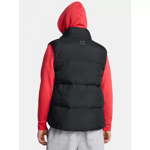  Moški telovnik UNDER ARMOUR LIMITLESS DOWN VEST 1384642-001 ČRNA 