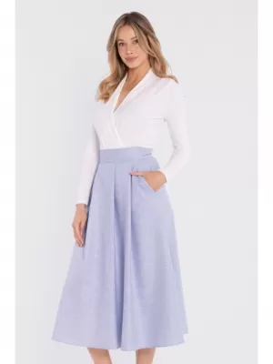 Žensko krilo STYLOVE S430 SVETLO MODRA