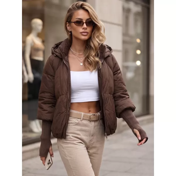  Ženska jakna DSTREET TY5895 RJAVA 