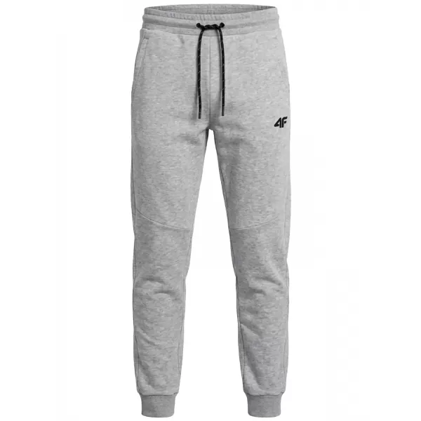  Moške hlače 4F WMM00TTROM1676 HLADNO SVETLO SIV MELANGE 