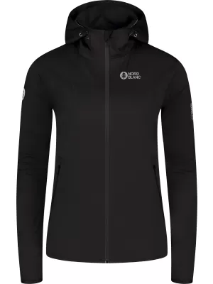 Ženska softshell jakna NORDBLANC OUTLAND NBSSL8324 ČRNA