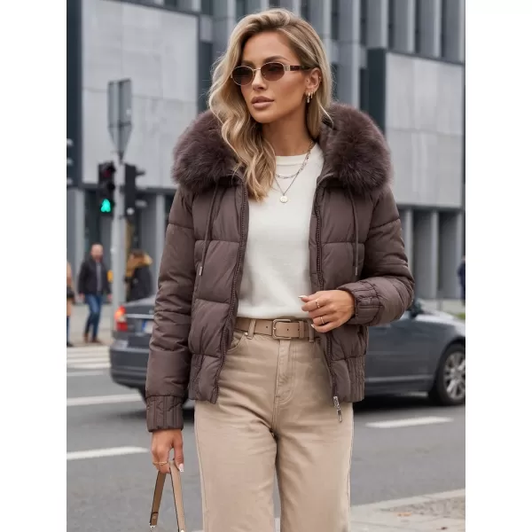  Ženska jakna DSTREET TY5831 RJAVA 