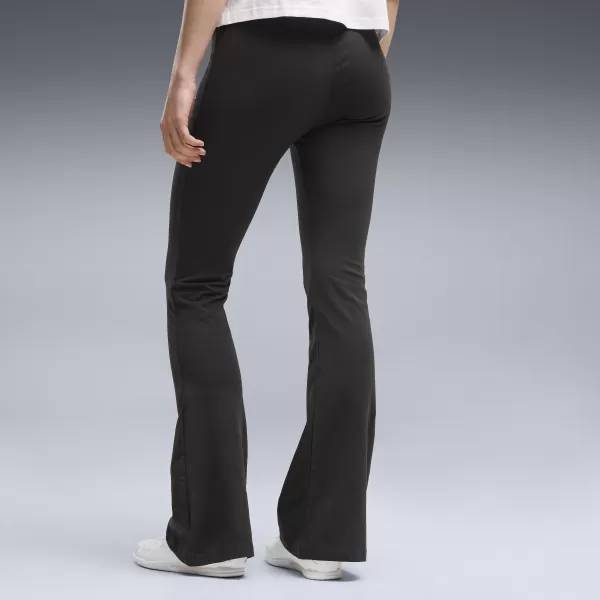 Ženske pajkice PUMA ESS HIGH-WAIST FLARED LEGGINGS 63154201 ČRNA PUMA 