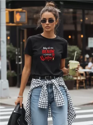 Ženska majica s kratkimi rokavi DSTREET NX5038RY ČRNA