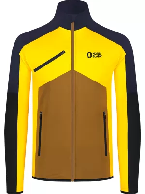 Moški powerfleece pulover NORDBLANC CUSP NBSFM8334 JANTAR