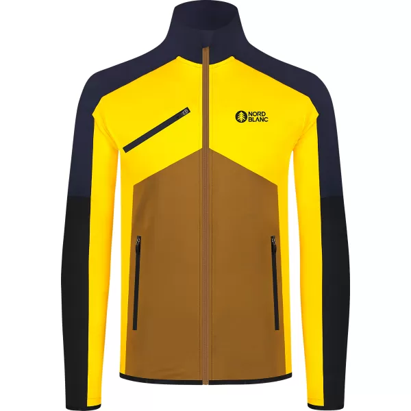  Moški powerfleece pulover NORDBLANC CUSP NBSFM8334 JANTAR 