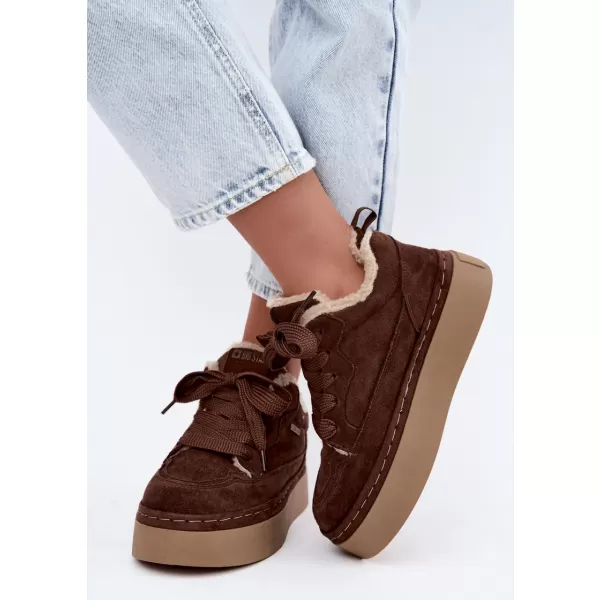  Ženski čevlji BIG STAR SHOES UU274188 RJAVE/BEŽ SENCE 