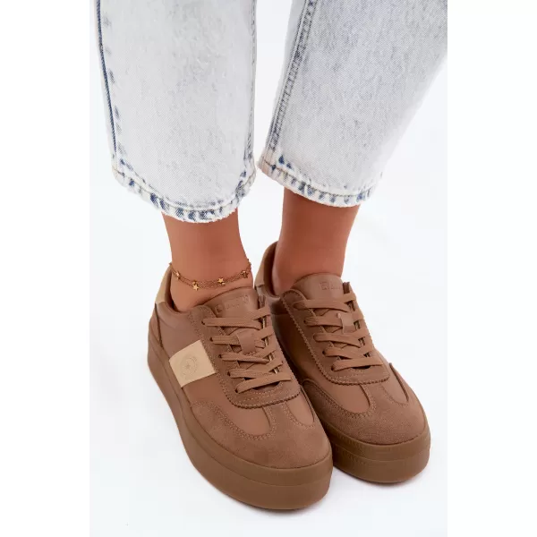  Ženske superge BIG STAR SHOES UU274015 RJAVA/BEŽ 
