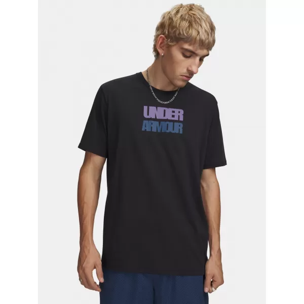  Moška majica s kratkimi rokavi UNDER ARMOUR M BLOCK LOGO SS 6009250-001 ČRNA 