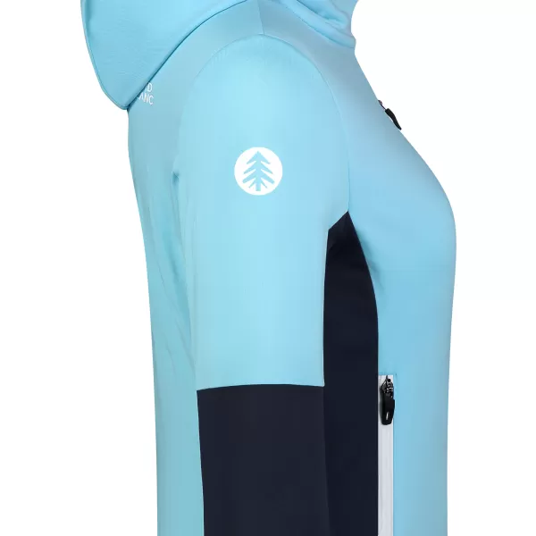  Ženski powerfleece pulover NORDBLANC RAVINE NBSFL8336 SVETLO MODRA 