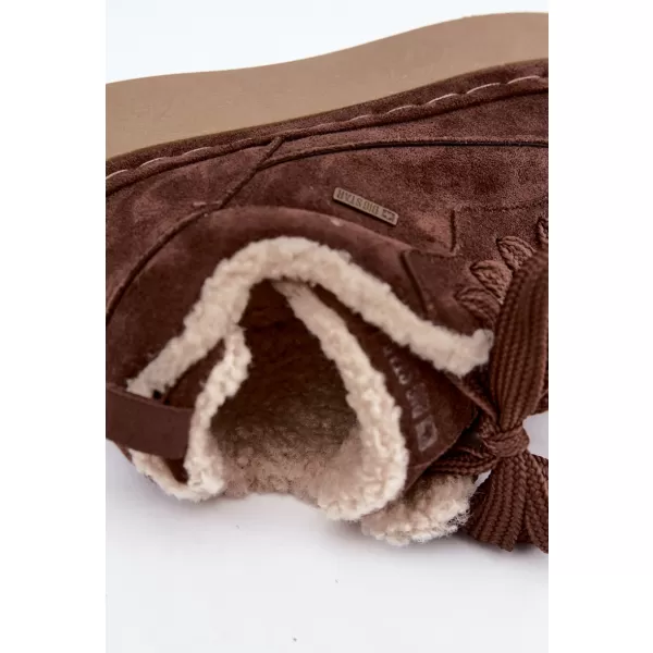  Ženski čevlji BIG STAR SHOES UU274188 RJAVE/BEŽ SENCE 