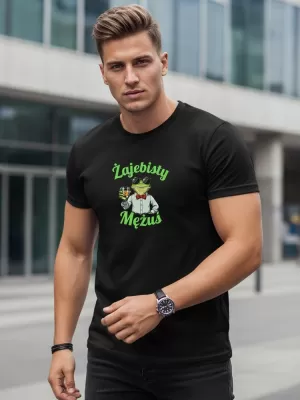 Moška majica s kratkimi rokavi DSTREET NX0103R-BK ČRNA