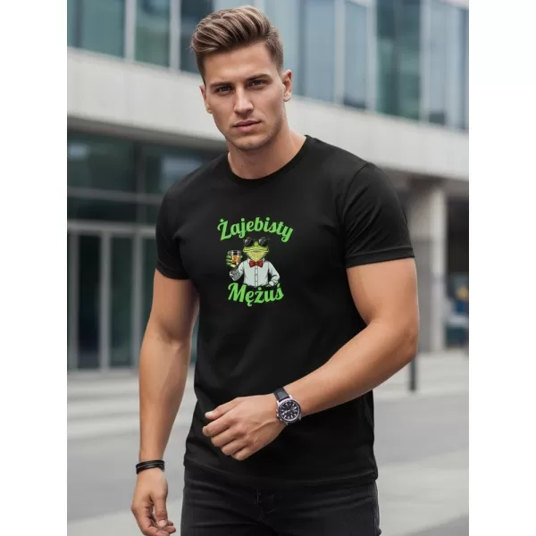 Moška majica s kratkimi rokavi DSTREET NX0103R-BK ČRNA 