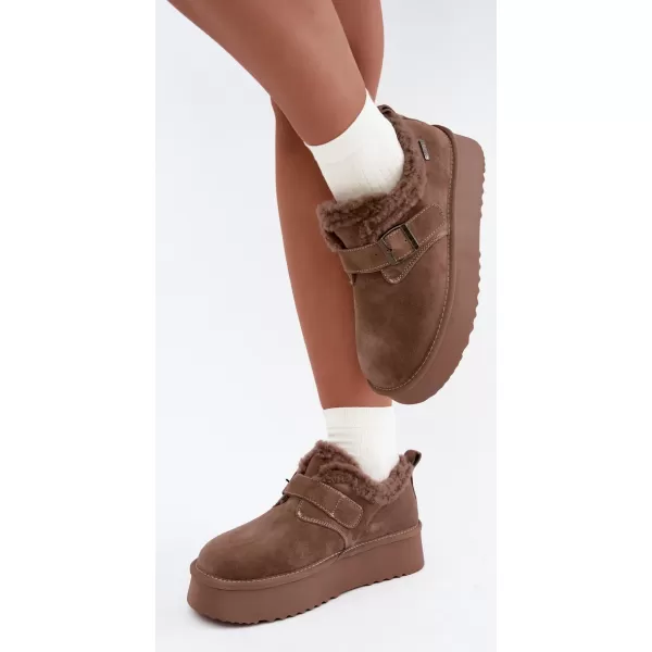  Ženski snežaki BIG STAR SHOES UU274318 BEŽ 