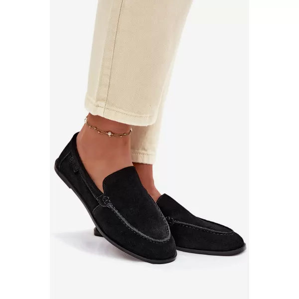  Ženski mokasini BIG STAR SHOES TT274209 ČRNA 