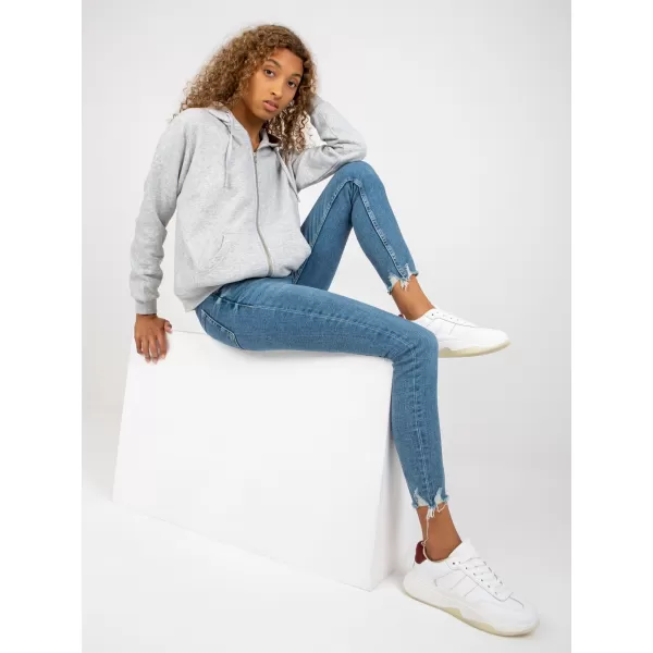  Ženski pulover BASIC FEEL GOOD B-002.68 SIVA 