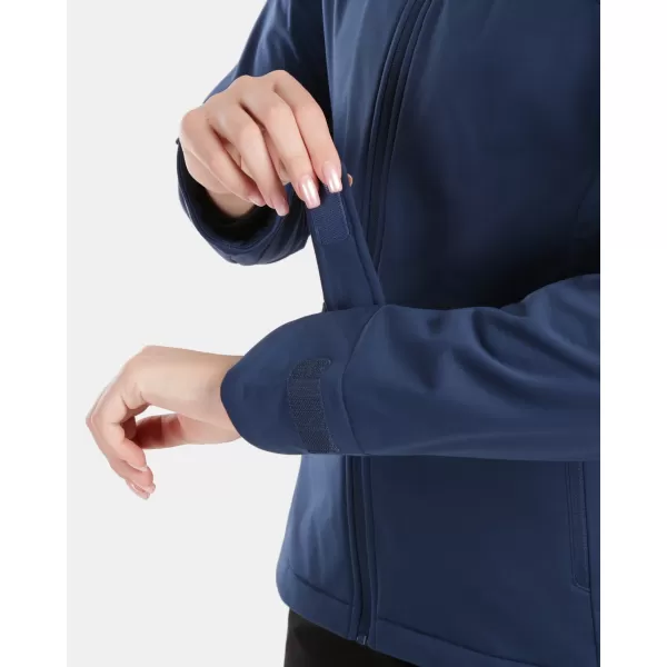  Ženska softshell jakna KILPI ONTAVIA-W 1L0113KI TEMNO MODRA 