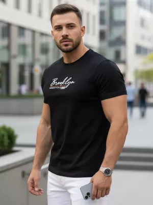 Moška majica s kratkimi rokavi DSTREET RX5403 ČRNA