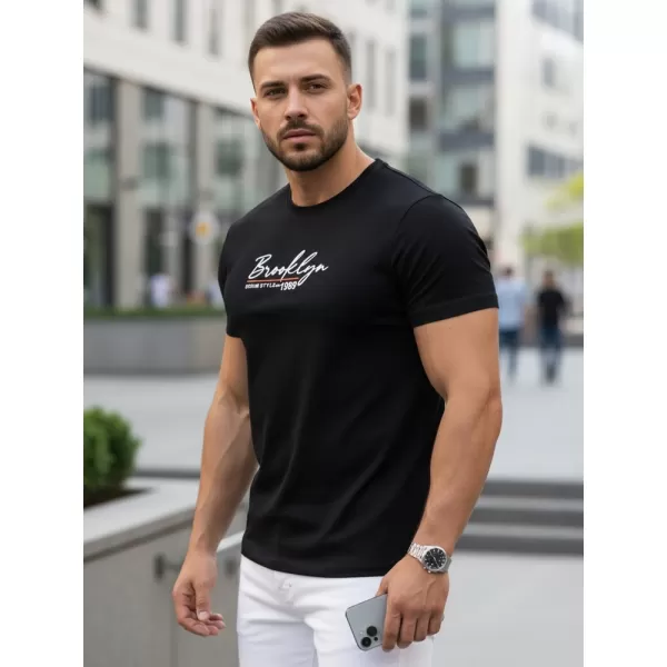  Moška majica s kratkimi rokavi DSTREET RX5403 ČRNA 