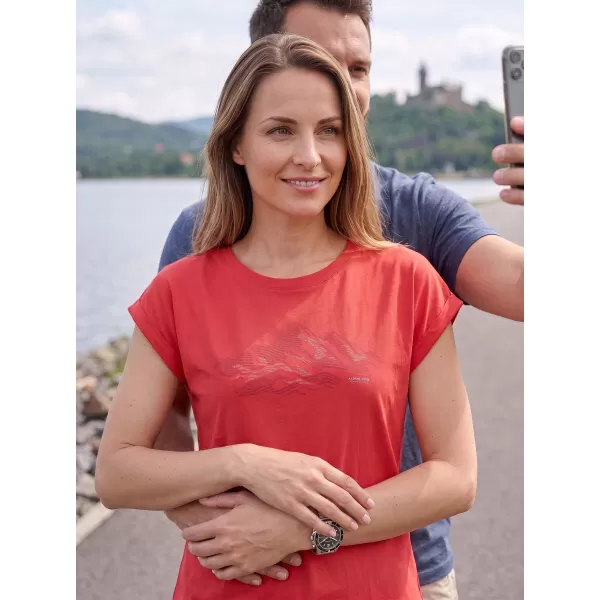  Ženska majica za prosti čas ALPINE PRO NOGERA 2 MALINA PC VARIANTA 
