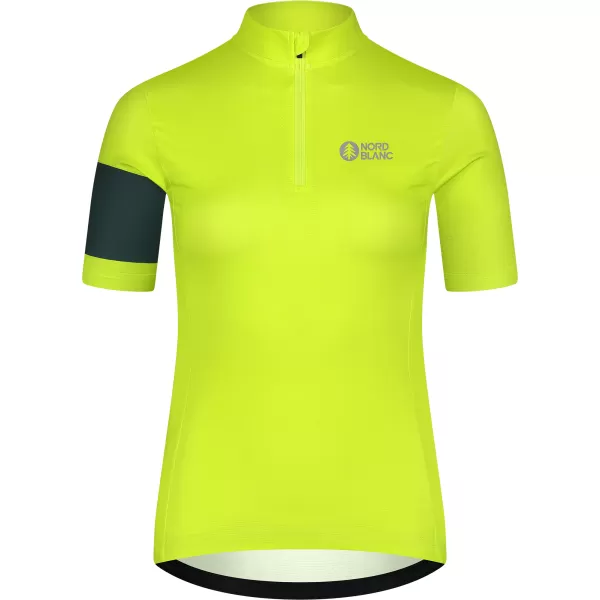  Ženski kolesarski dres NORDBLANC ENTHUSIAST NBSLF8084 ZELENA 