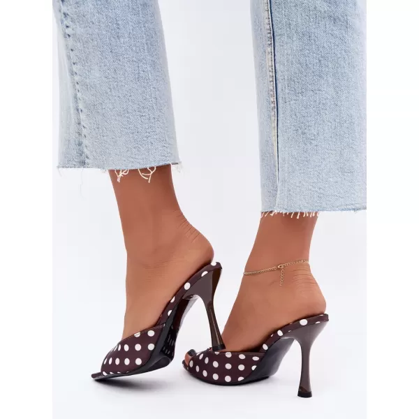 Ženski copati BOTO SQC-295 BROWN RJAVA 
