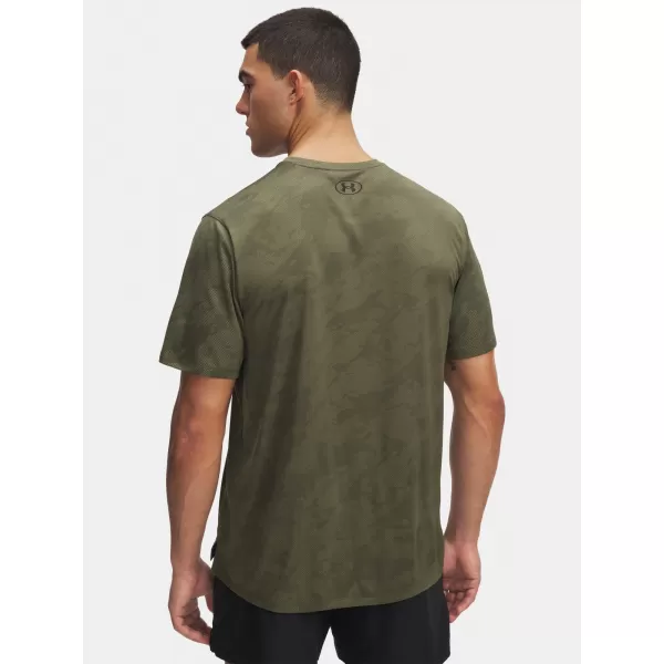  Moška majica s kratkimi rokavi UNDER ARMOUR TECH VENT JCQRD SS 1390047-390 ZELENA 