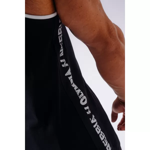  Moške majice brez rokavov NEBBIA OLYMPIA MUSCLE BACK STRINGER 948 ČRNA 