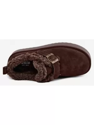 Ženski snežaki BIG STAR SHOES UU274319 RJAVA/BEŽ