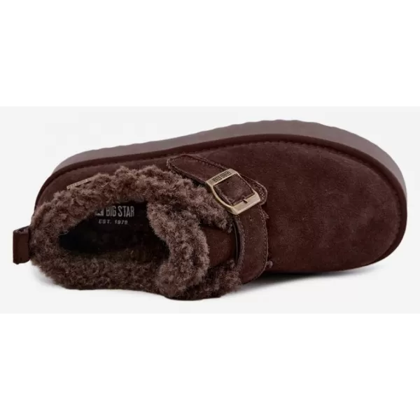  Ženski snežaki BIG STAR SHOES UU274319 RJAVA/BEŽ 