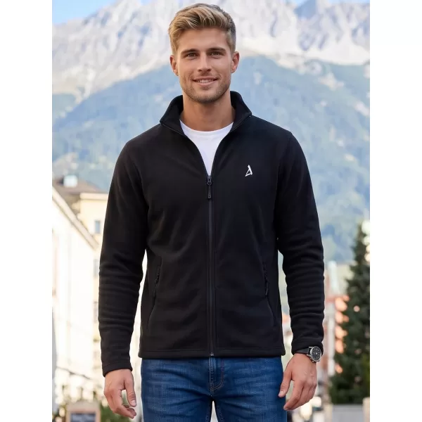  Moški pulover iz flisa ALTISPORT ALM002852 ČRNA IN SREBRNA 