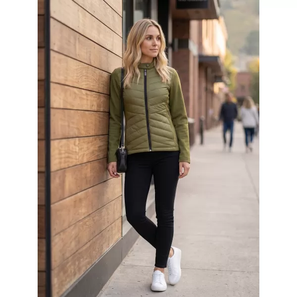  Ženska hibridna jakna MALFINI PREMIUM CROSS 556 AVOKADO ZELENA 