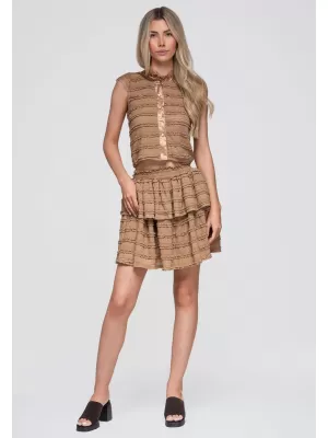 Žensko krilo OMBRE OW-GL-E0014 TAUPE