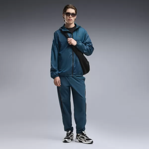  Moška jakna PUMA ESS REGULAR WINDBREAKER 68462536 POLNOČNI BENCIN 