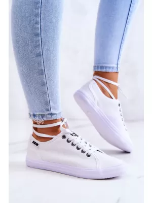 Ženske superge BIG STAR SHOES W274835 BELA