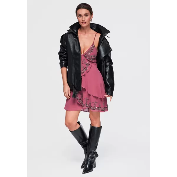  Ženska jakna OMBRE OW-JAFL-0138 ČRNA 