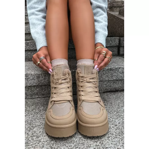 Ženski snežaki BIG STAR SHOES UU274166 BEŽ 