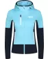 Ženski powerfleece pulover NORDBLANC RAVINE NBSFL8336 SVETLO MODRA