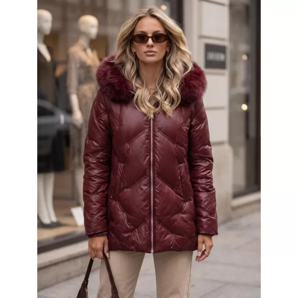  Ženska jakna DSTREET TY5813 BORDO 