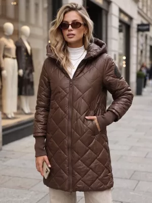 Ženska jakna DSTREET TY5862 RJAVA