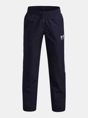 Fantovske hlače UNDER ARMOUR UA B RIVAL WVN PANT 1390155-410 MODRA